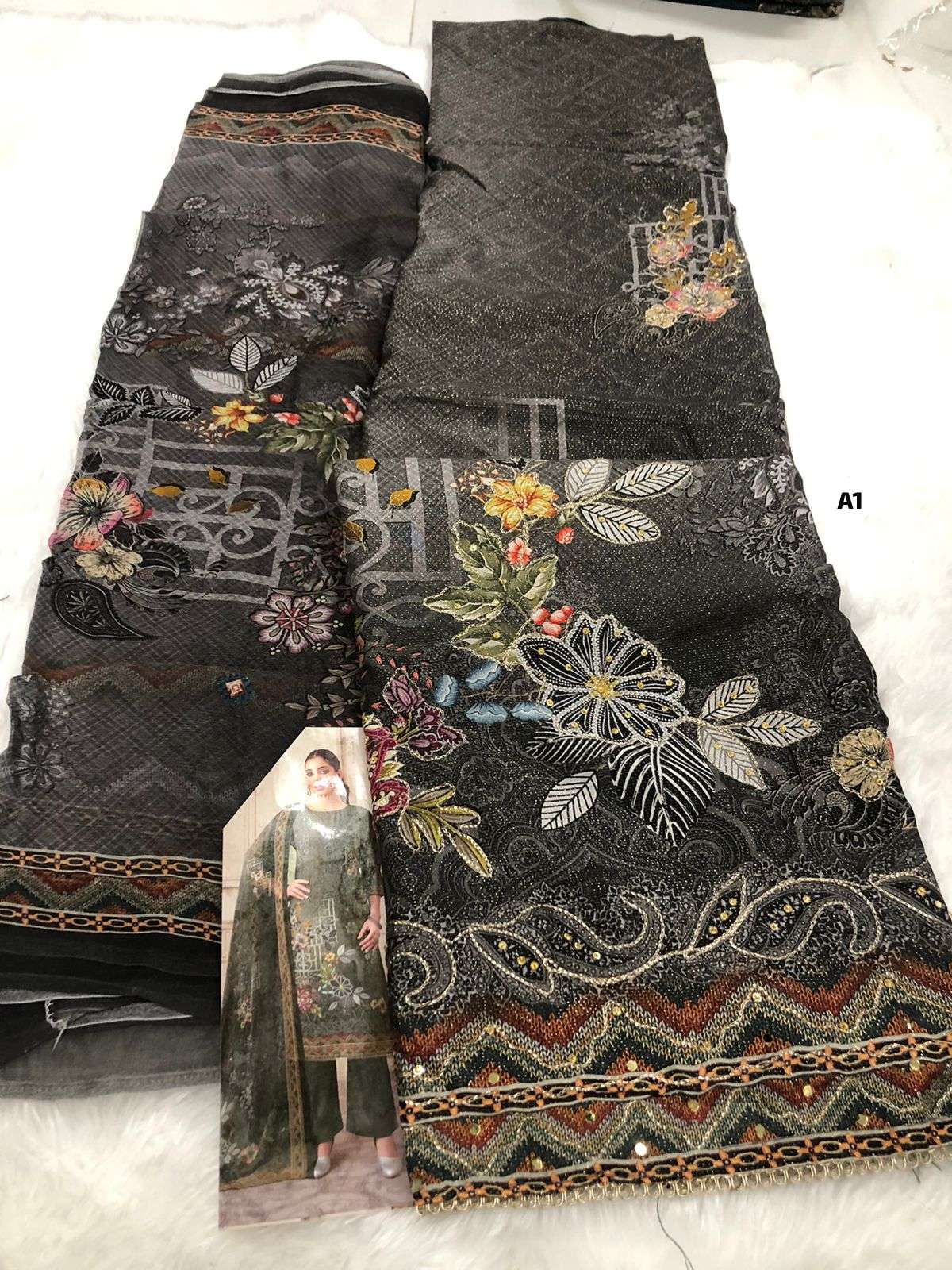 Falah Premium Maslin Collection code 30224 by Falah Designer Suits